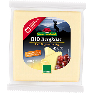BW SWM Bio Bergkäse 8x200gr kräftig 