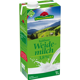BW SWM H-​Weidemilch 3,​8% 12x1ltr. 