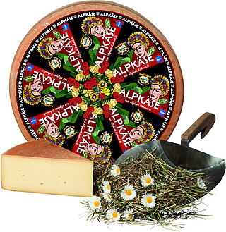 D-​Baldauf Alpkäse 50% 1/​8 Lb.​Rohm. 