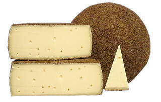 D-​Bergkäse mit Dijon-​Senf-​Rinde 
