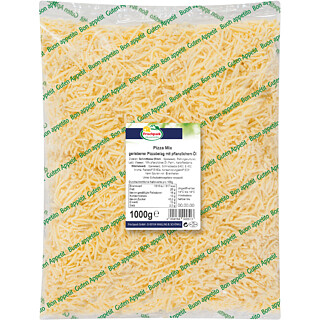 Pizzamix gerieben 40% 1kg Btl 