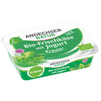 AN Bio Frischkäse Kräuter175gr 65% 