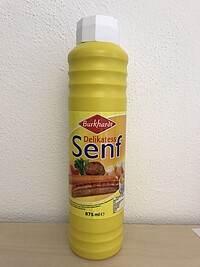 BURKHARDT SENF PL FL 875ml 