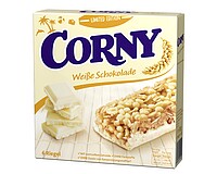Corny Weisse Schoko Riegel 6x25gr